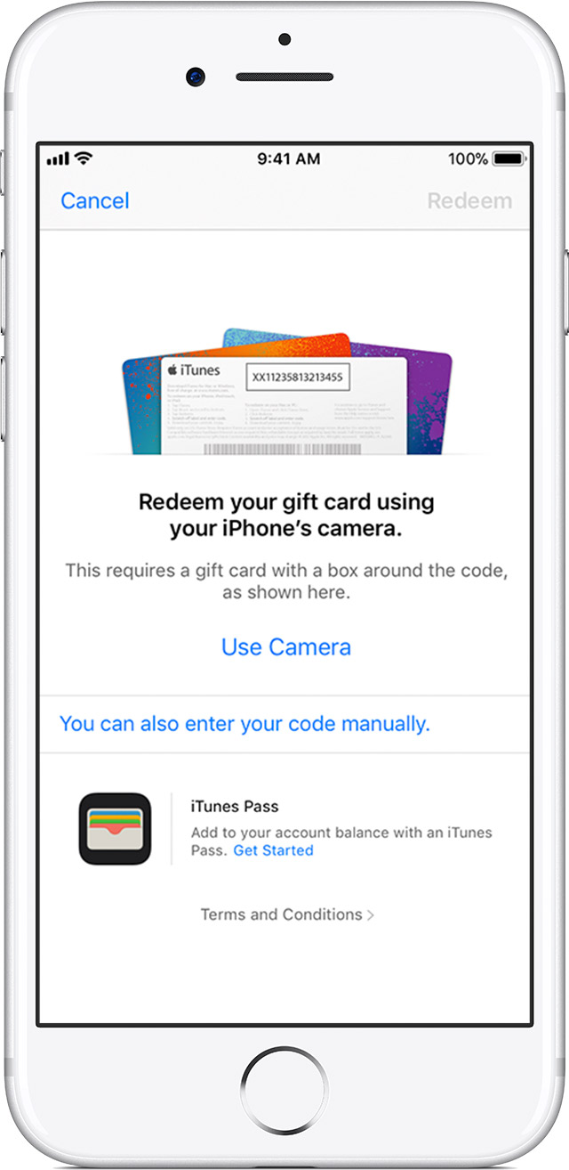 Apple gift card redeem - Apple Community