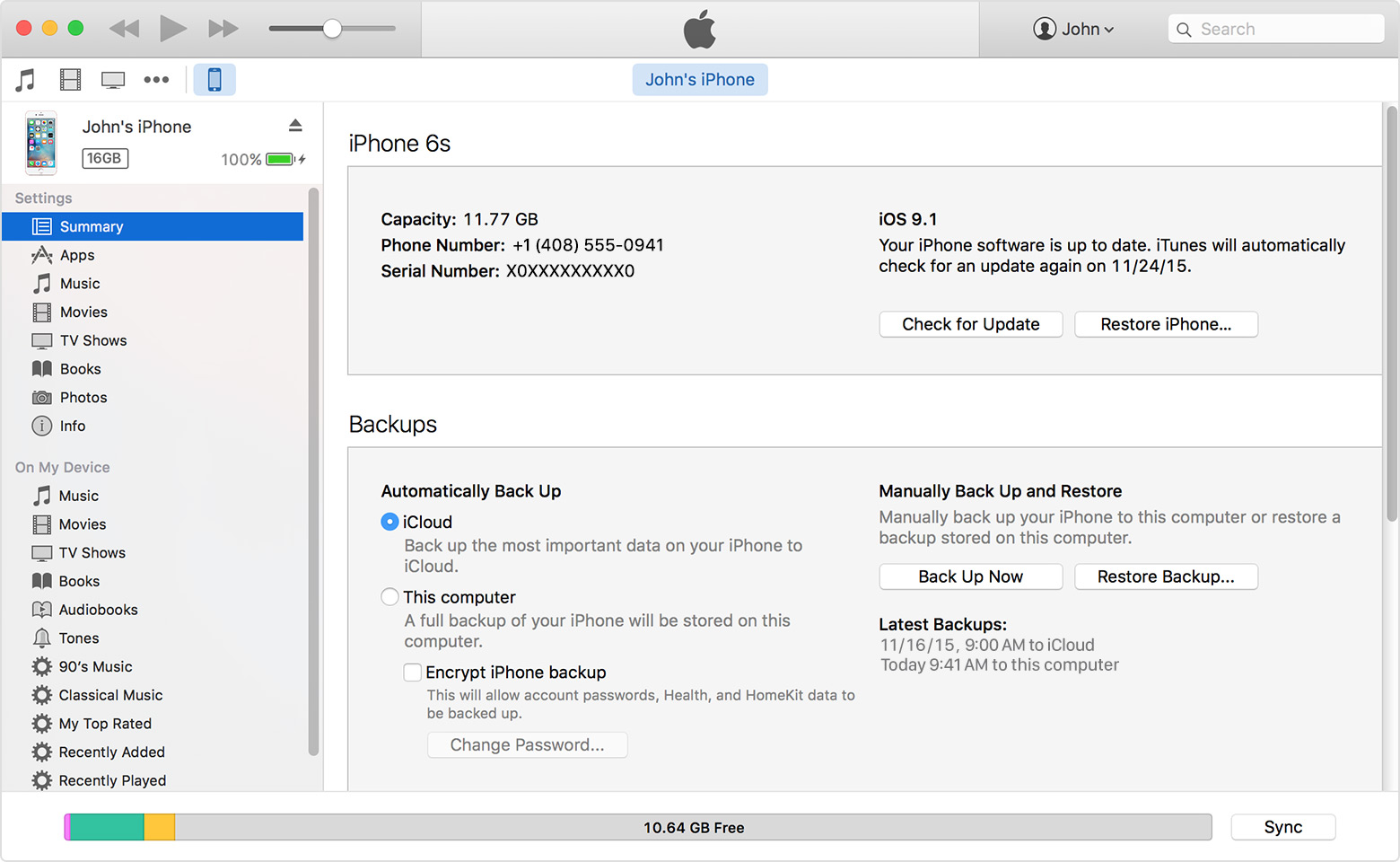 Backup Itunes For Mac