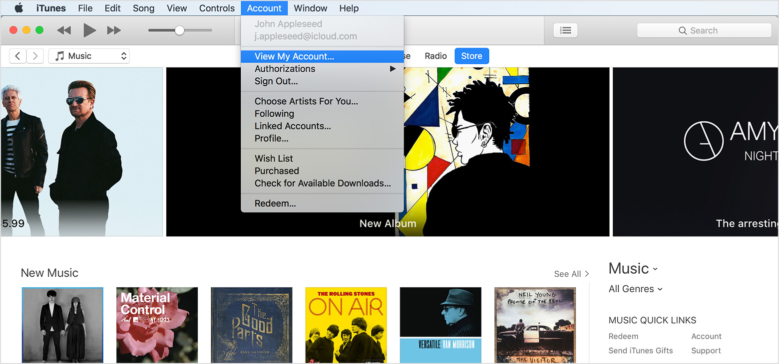 apple itunes download page