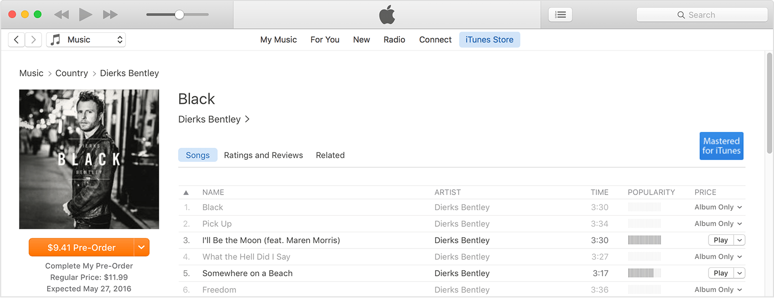 Preorder music and movies from the iTunes Store Apple Support