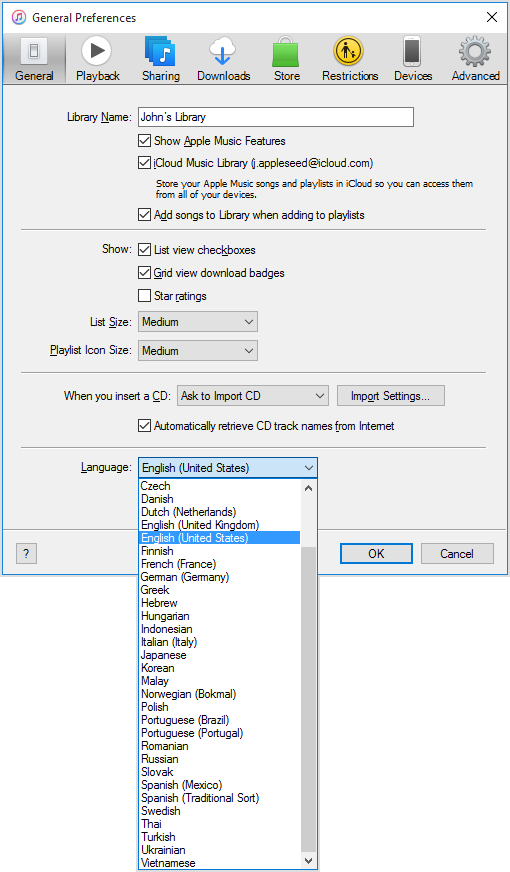 change windows 7 language from japanese to english