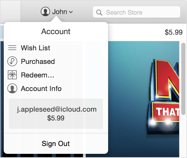 View your store credit in the App Store or iTunes Store - Apple ...