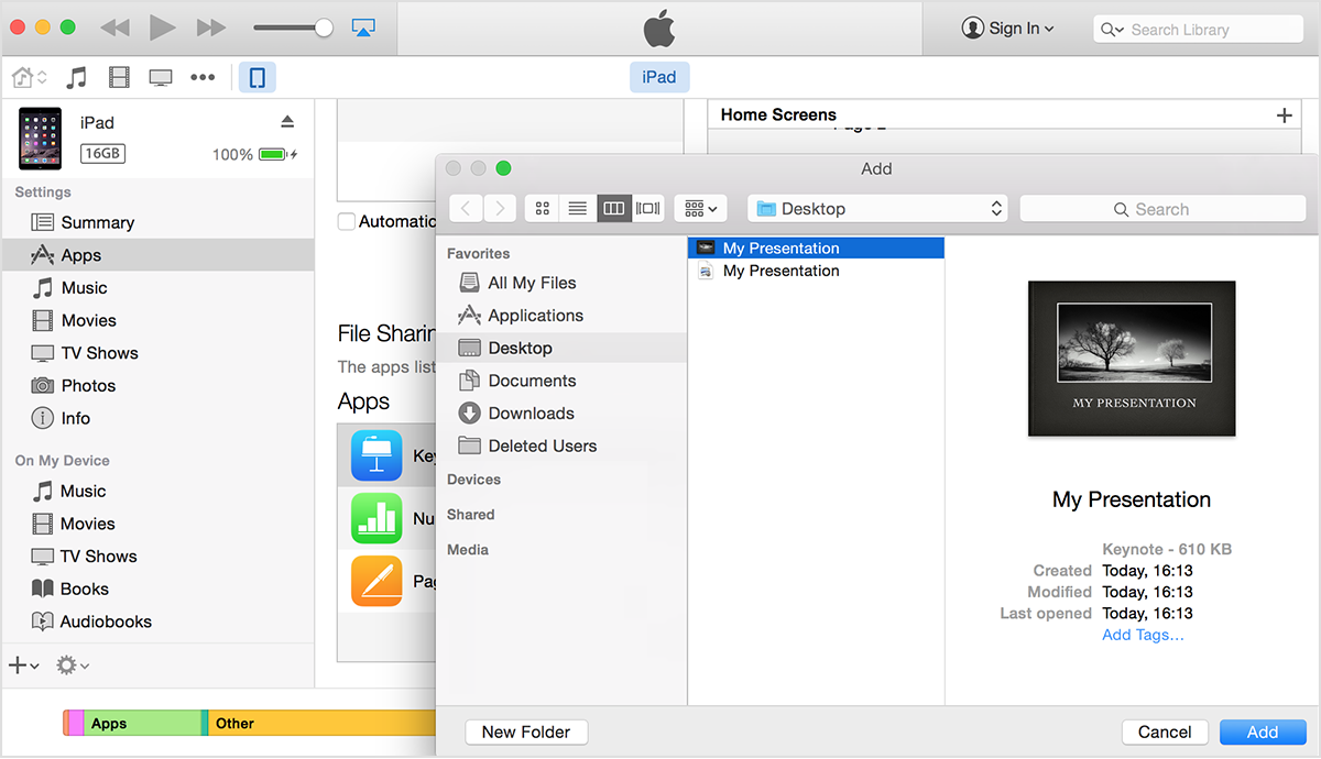 About File Sharing on iPhone, iPad, and iPod touch - Apple ...