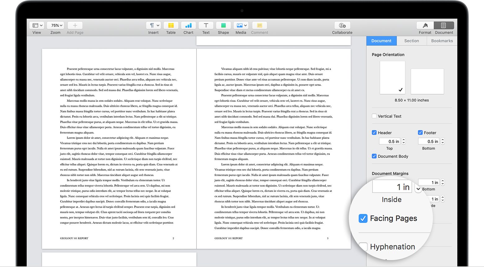 Create a document on mac