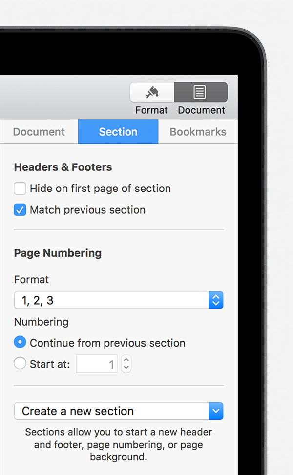 What you learned: How to change page sizes in a document
