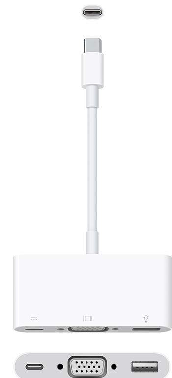About Apple USB-C VGA Multiport - Support