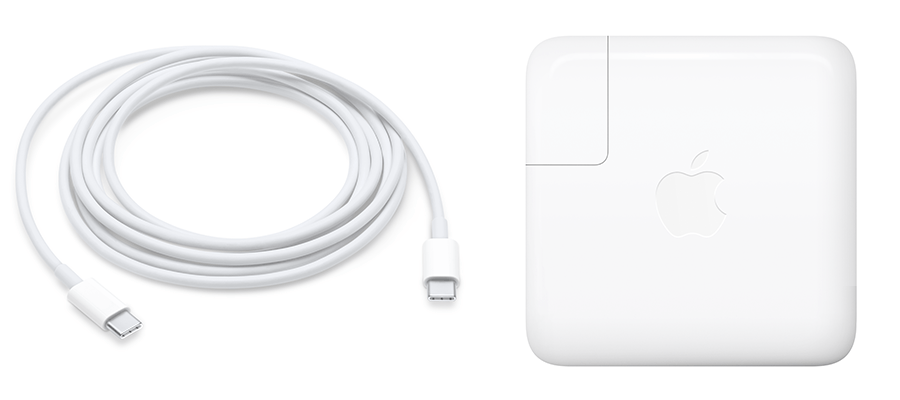 APPLE 61W USB-C 電源アダプタとケーブル