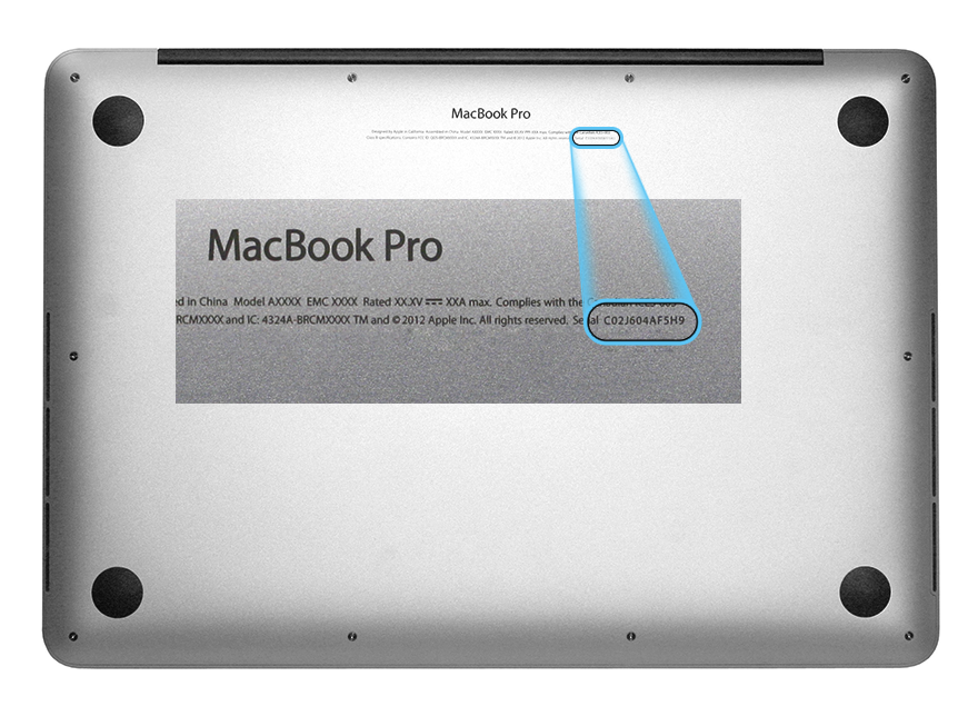 find mac model by serial number