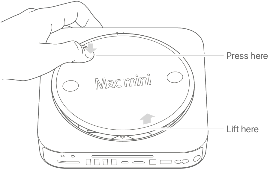 todos los días a tiempo Gracias Upgrade or install memory in your Mac mini - Apple Support
