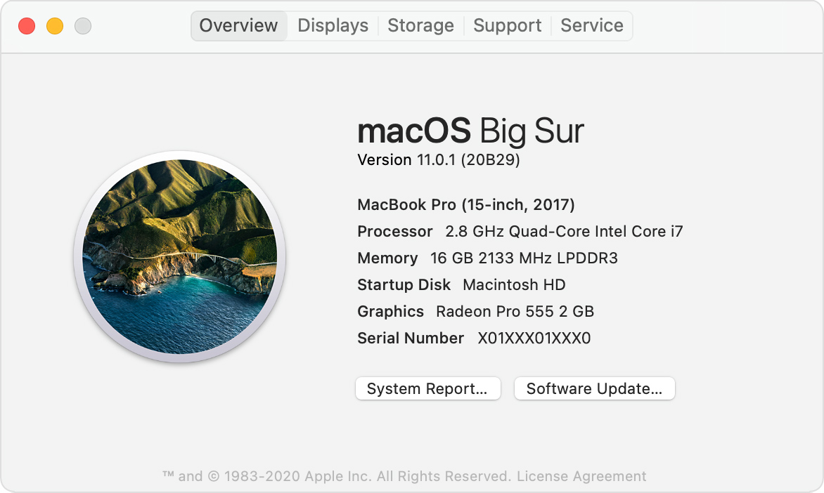 what is the current update for mac high sierra