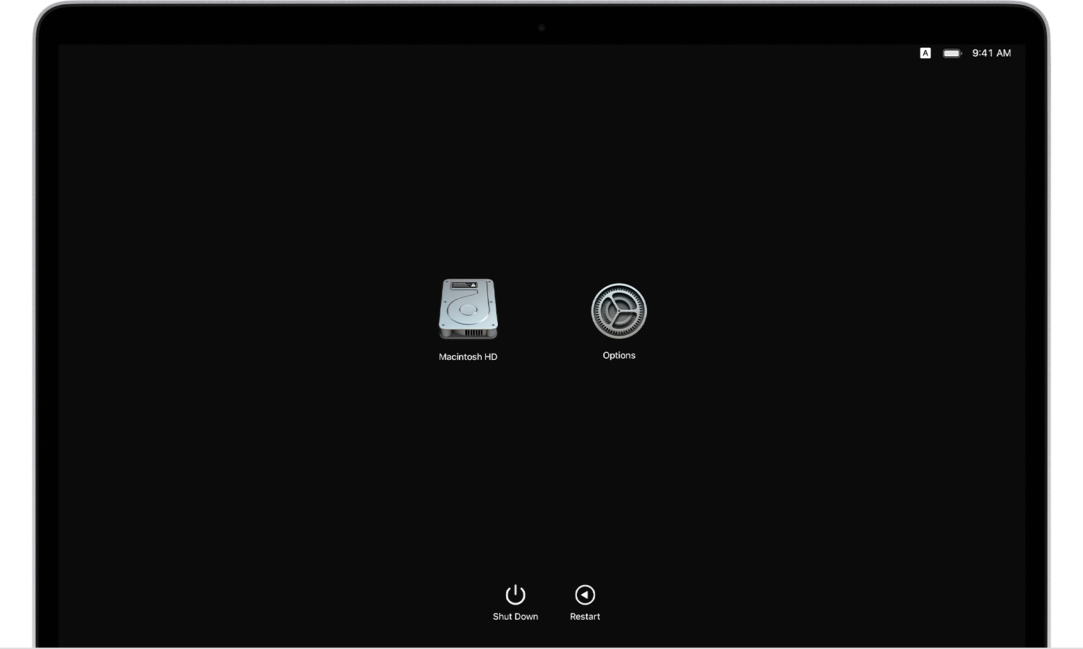 why is my mac desktop screen black