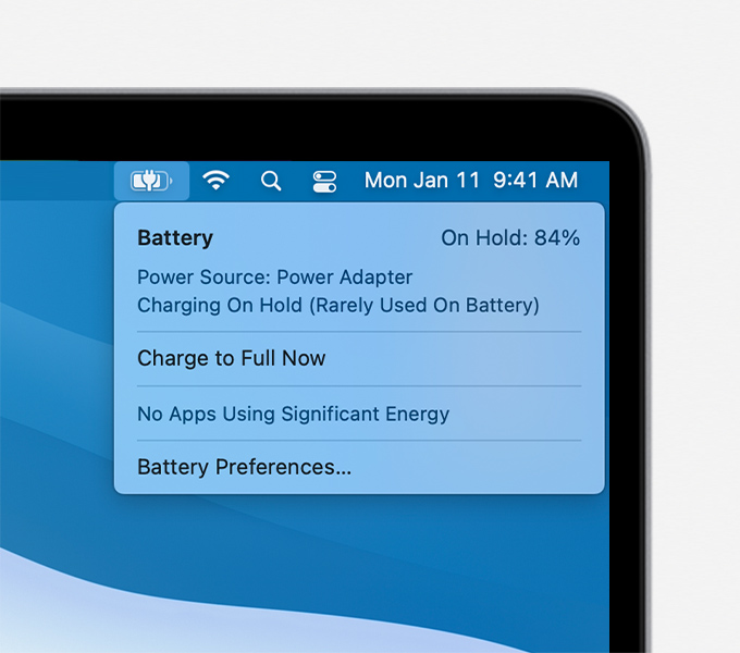 apple macbook battery update