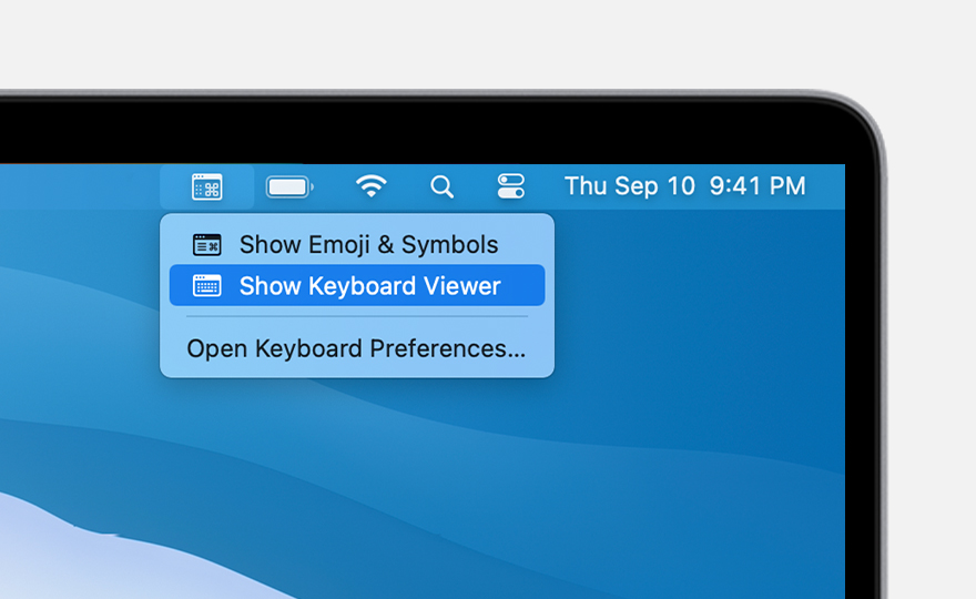 store a text on a key for mac