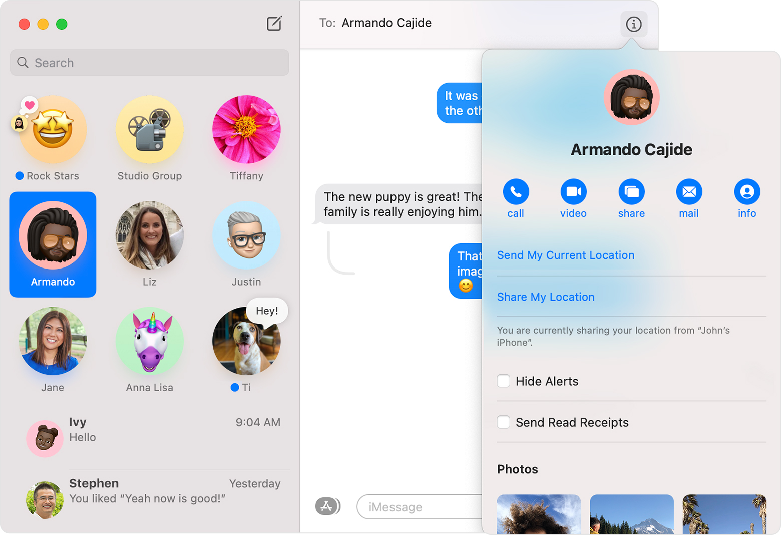 imessage for mac text message