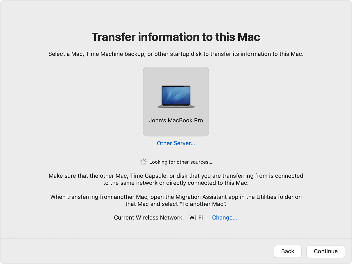 transfer office for mac to new mac