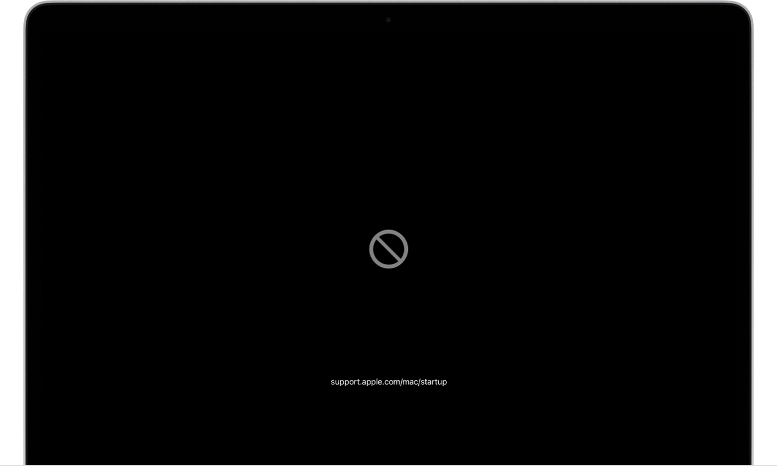 mac restart screen