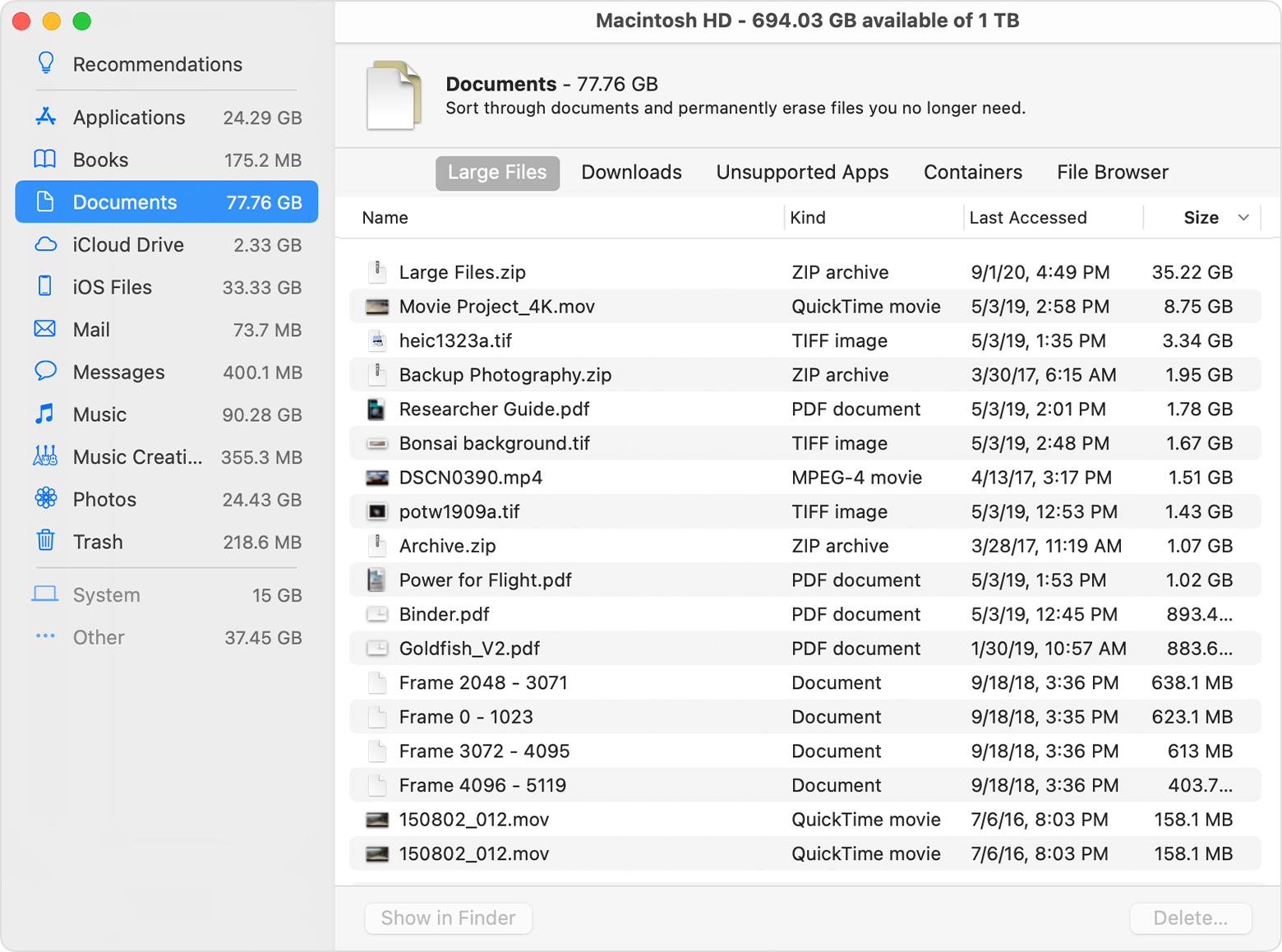 email storage solutions for mac