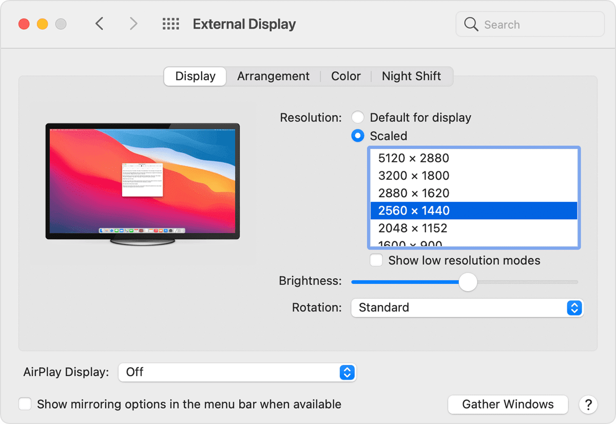 1080p resolution not working for mac book pro 2011 and hp 27er display