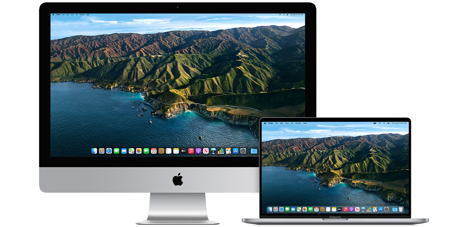 支持升级macOS Big Sur 的Mac电脑型号