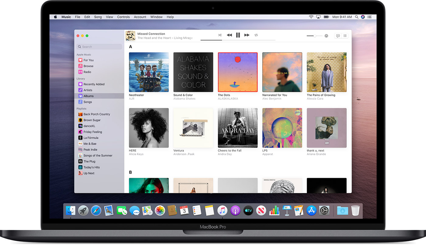 How to get apple music on a macbook air