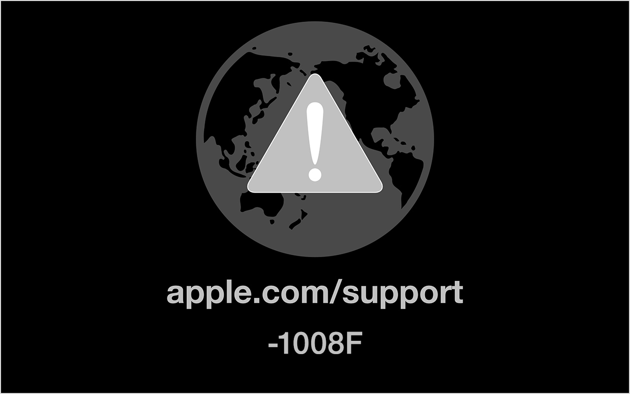 Mac の起動時にエラー 1008f が表示される場合 Apple サポート