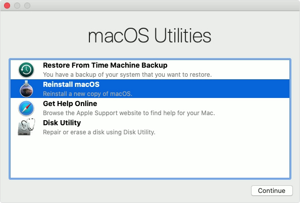 macOS Recovery  Technology Support Services