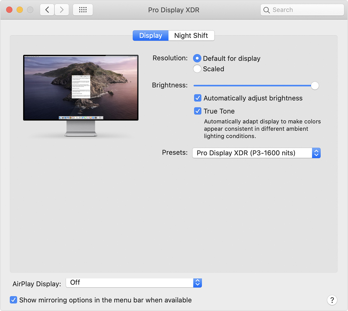 mac display profile for digital media