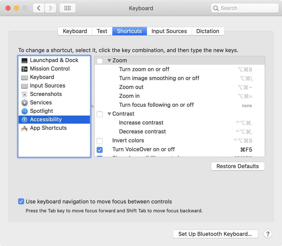 shortcut for dictation on mac