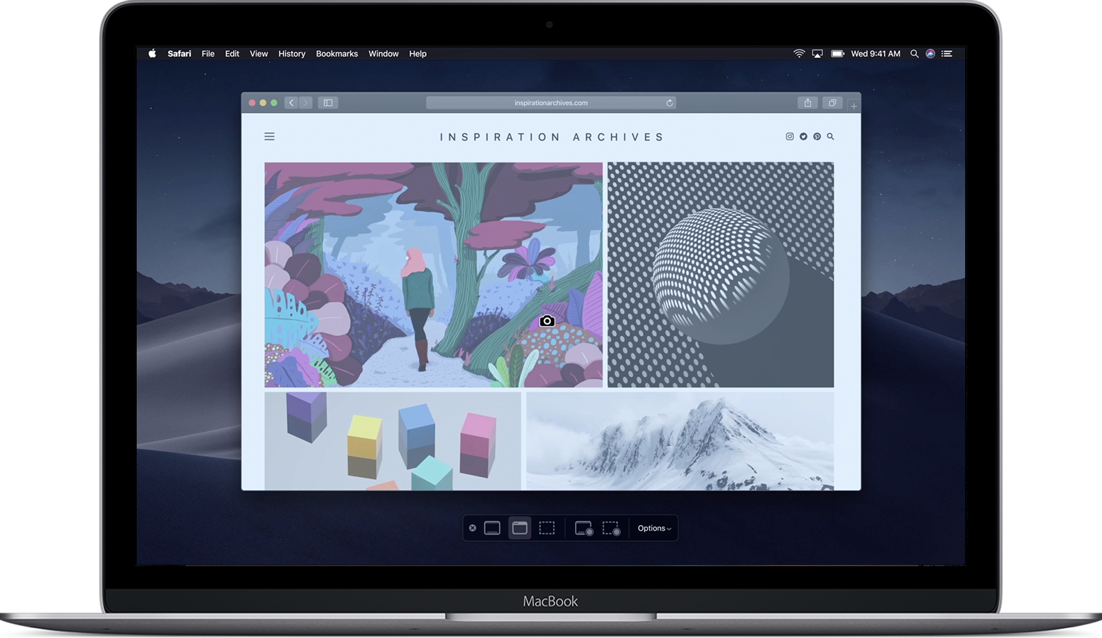 macOS Mojave screenshot controls