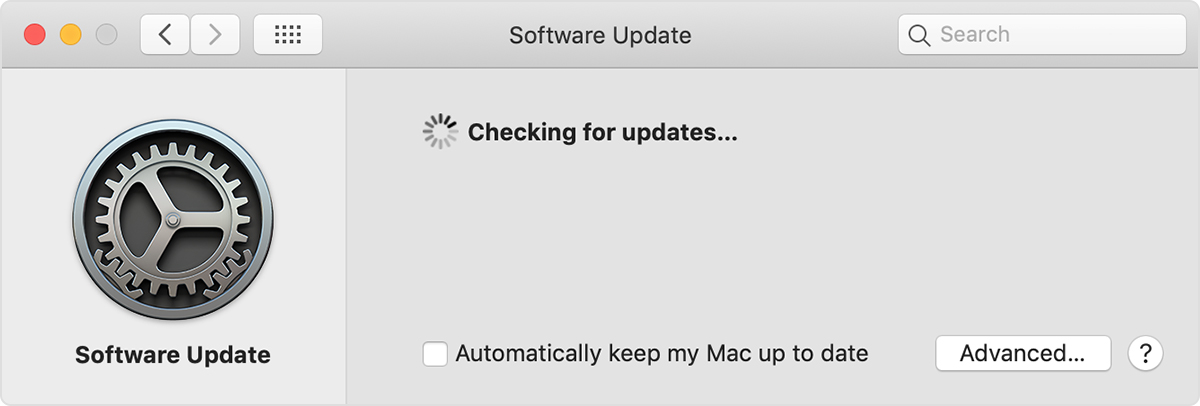 how to check for updates on macbook