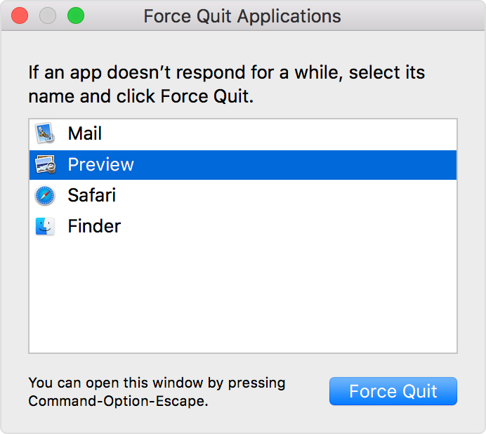 how to force close firefox on macbook pro