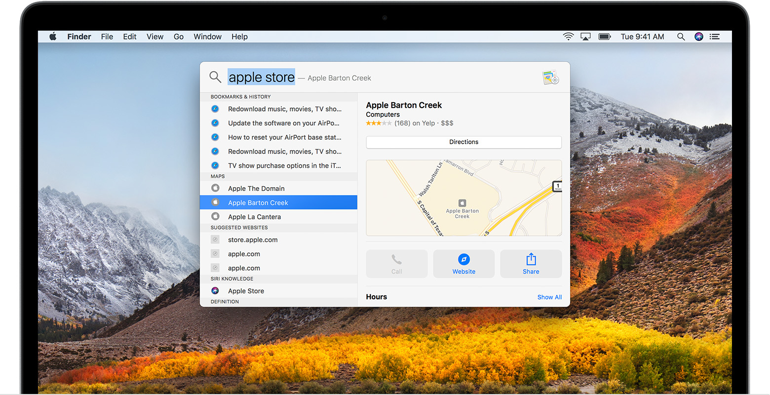 Use Spotlight On Your Mac Apple Support