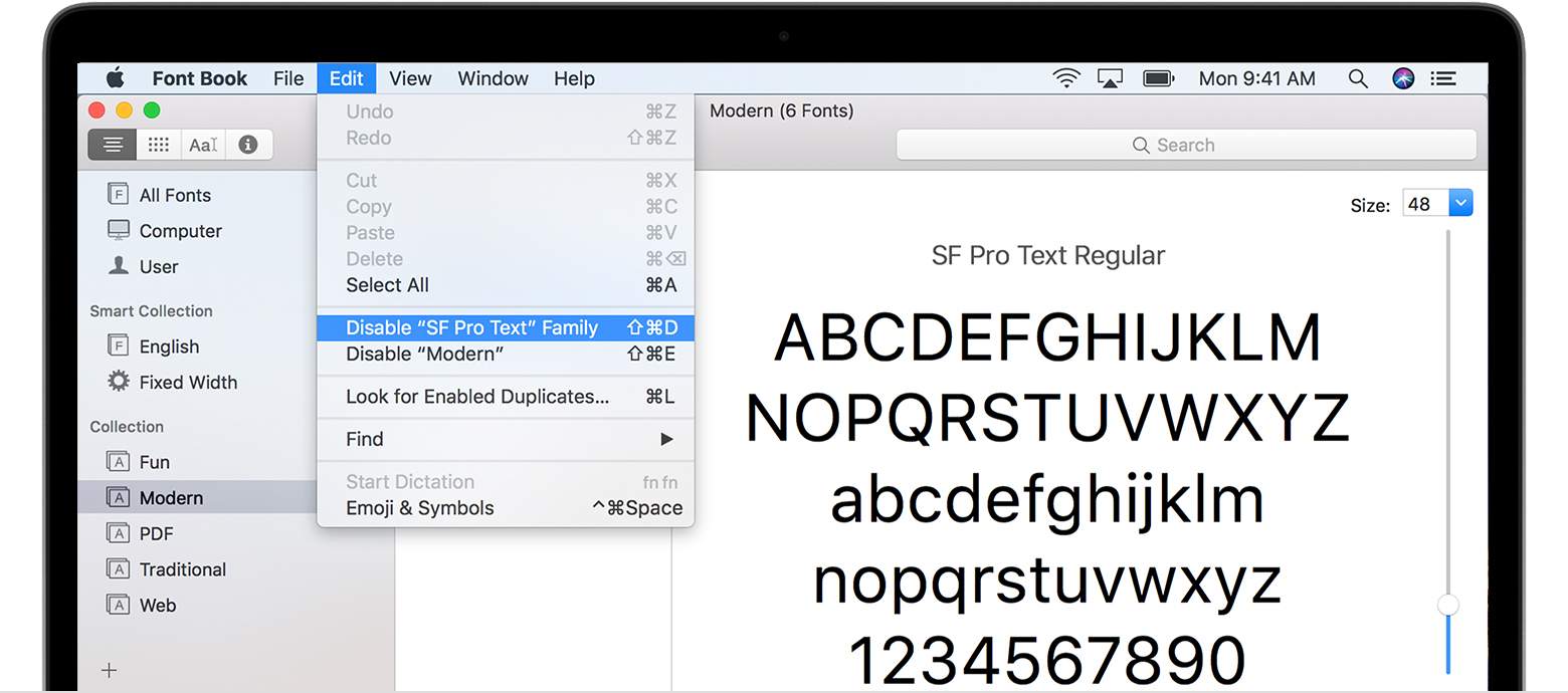 How To Install And Remove Fonts On Your Mac Apple Support