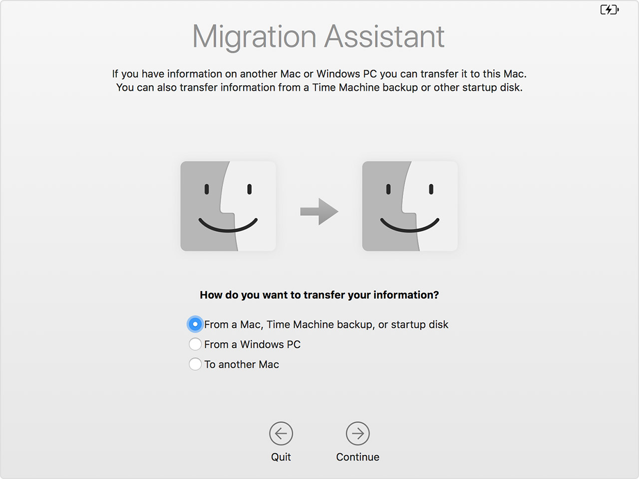 Preparation for Migration Assistant