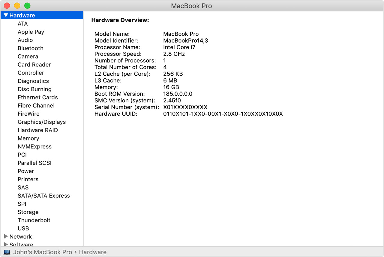 apple serial number to model