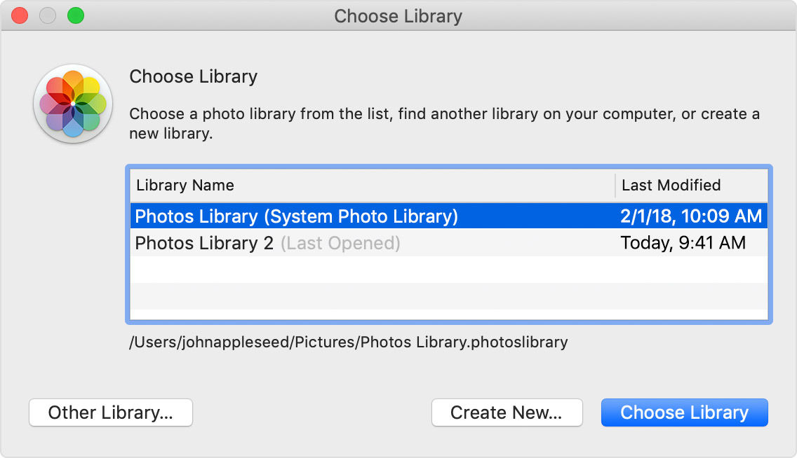 Combine photos library mac