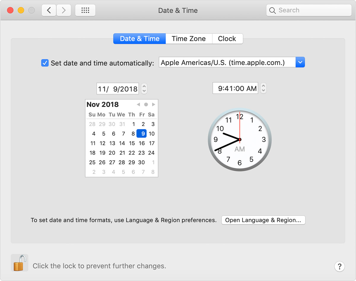 A Date In Time Mac OS