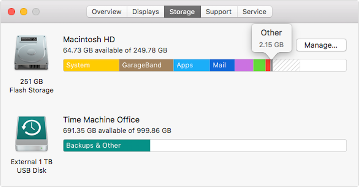 How much available memory needed for a new app on mac mac