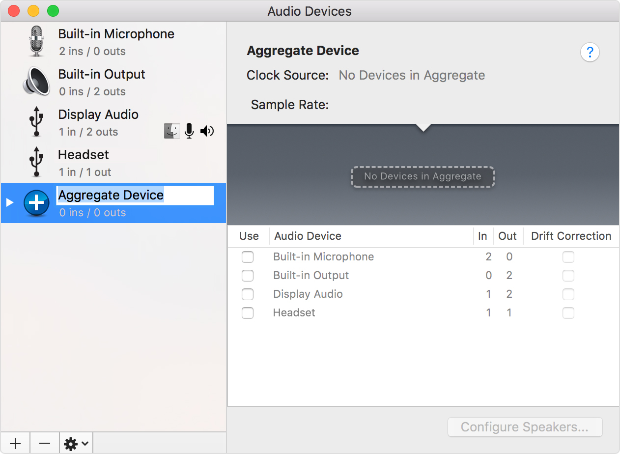 find settings for usb port on mac