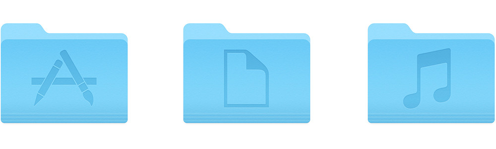 folders icons mac