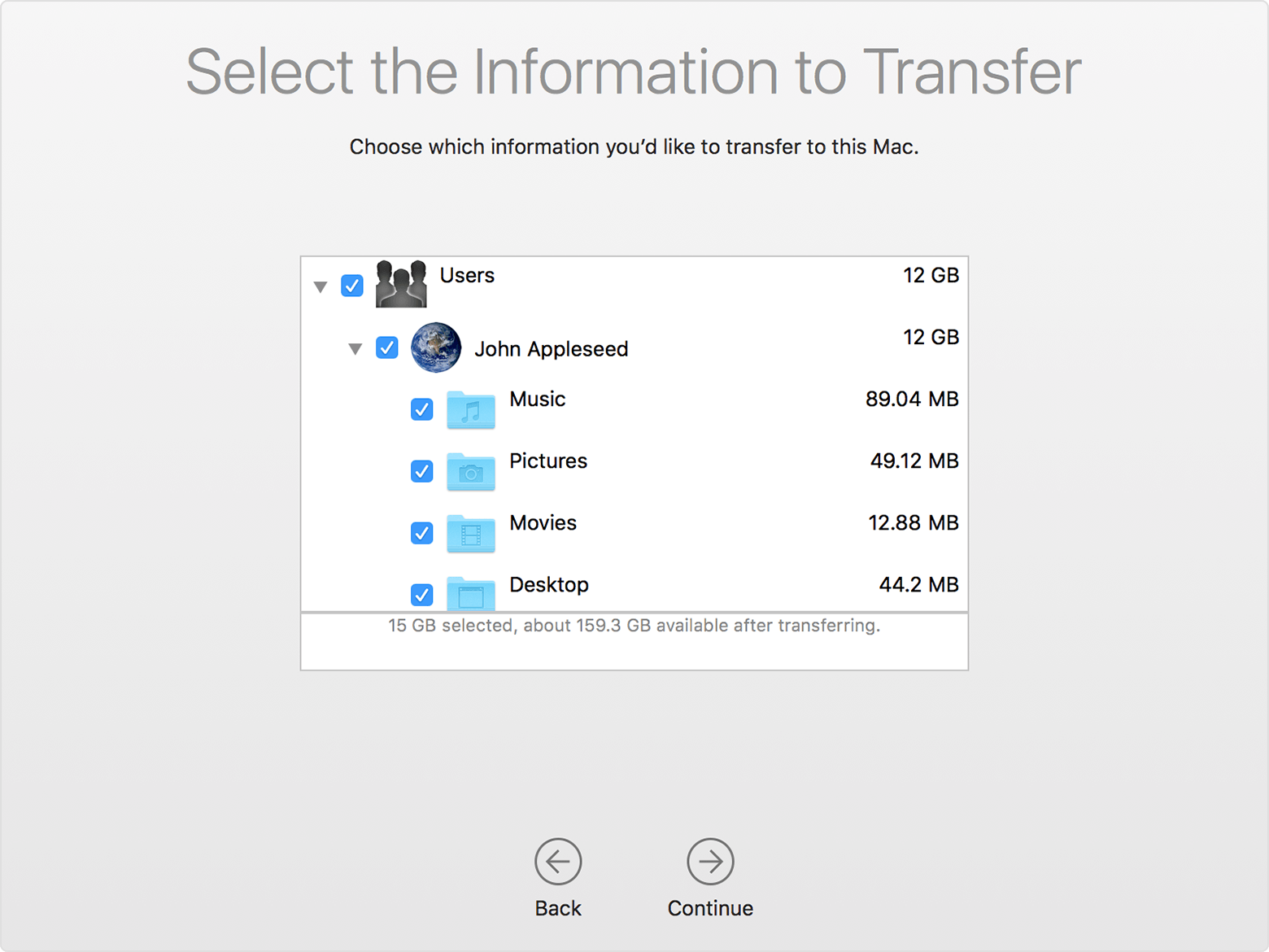 how to transfer data from pc to macbook