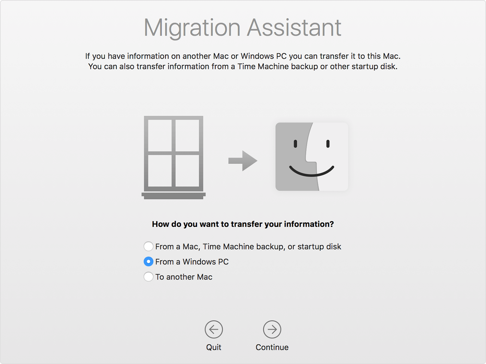 mac migration assistant looking for incompatible software takes a long time