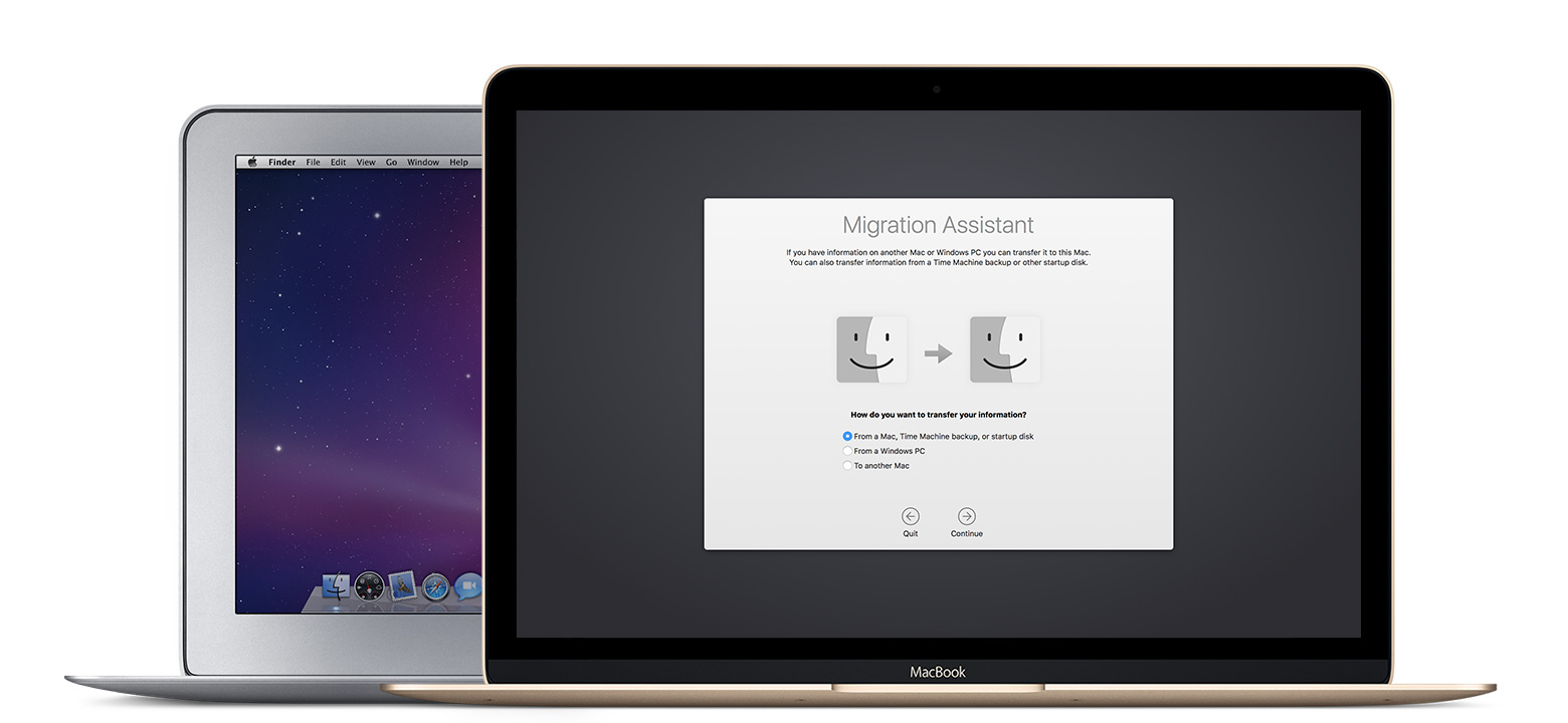 using migration assistant pc to mac
