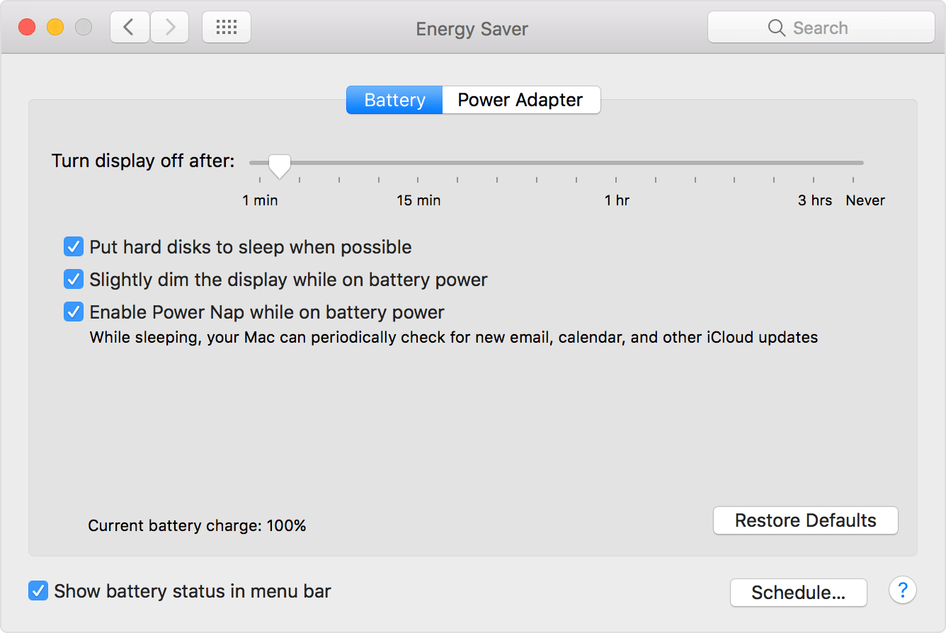 battery tracker for mac os sierra