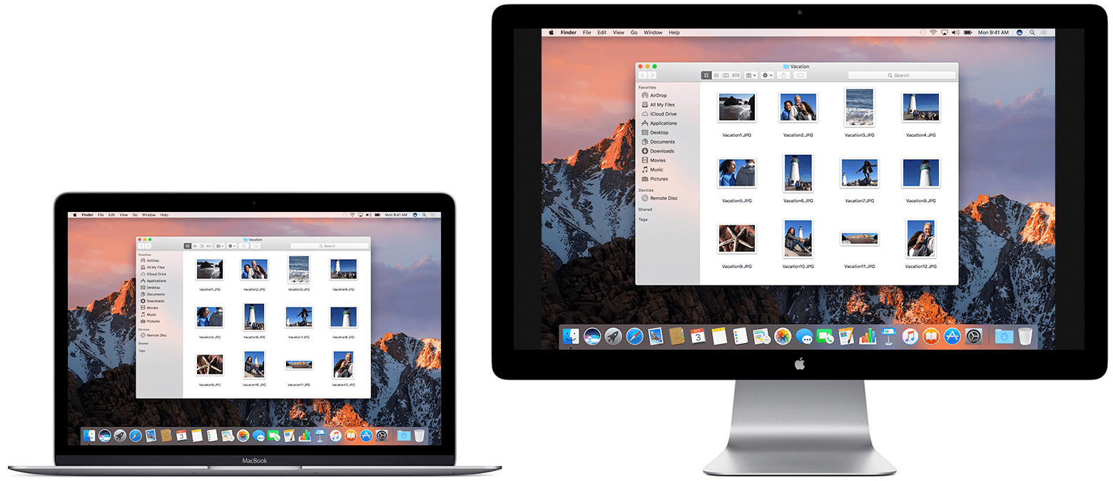 multiple displays mac