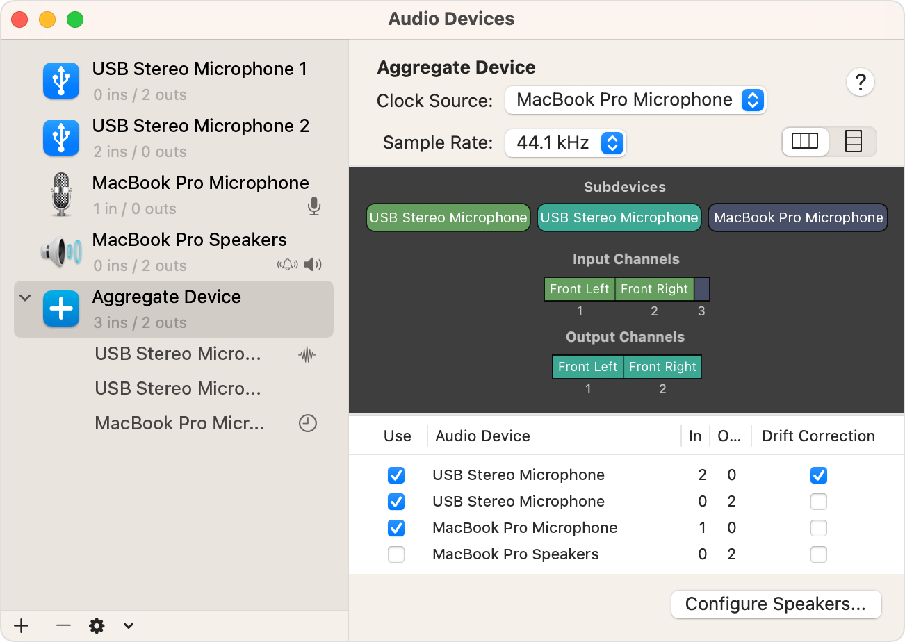 Create an Aggregate Device to combine multiple audio devices - Apple Support