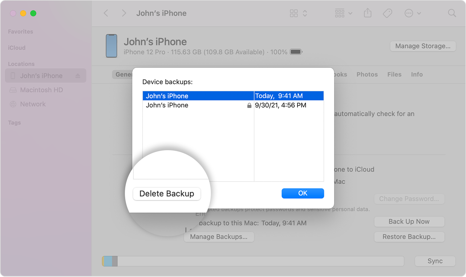 Locate backups of your iPhone, iPad, and iPod touch - Apple Support