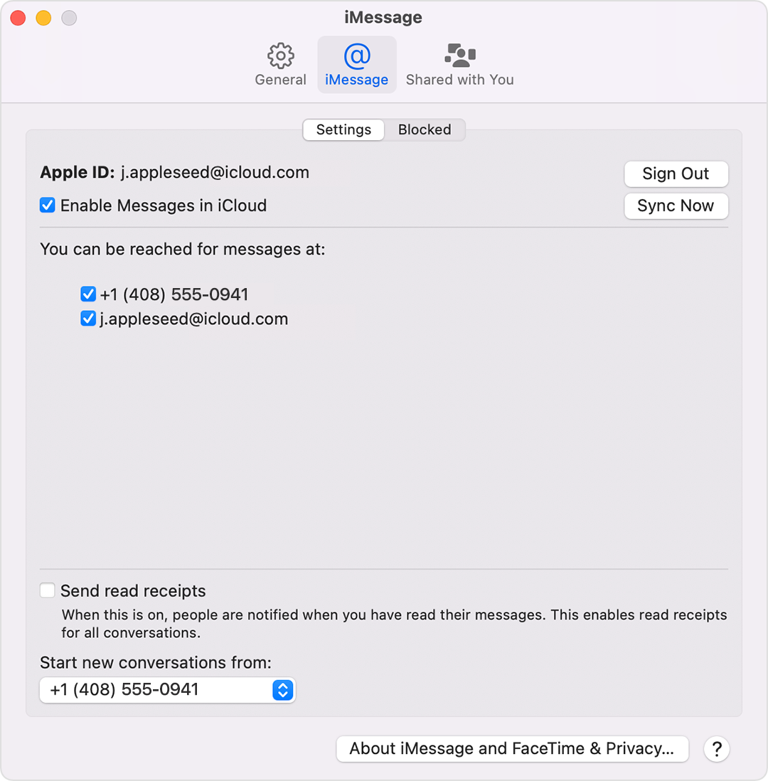 connect messages to mac from iphone