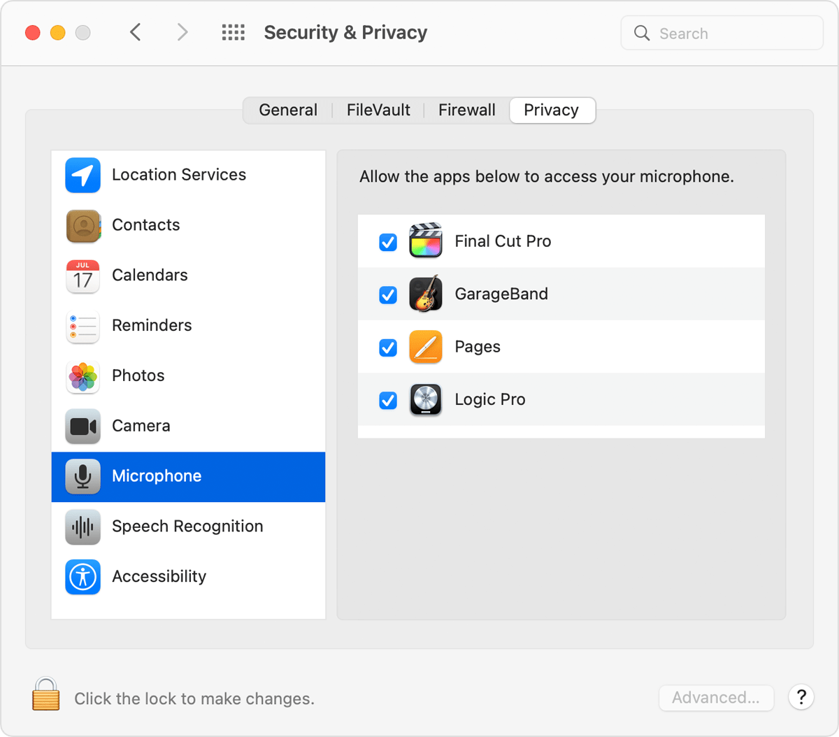 mac security settings mojave