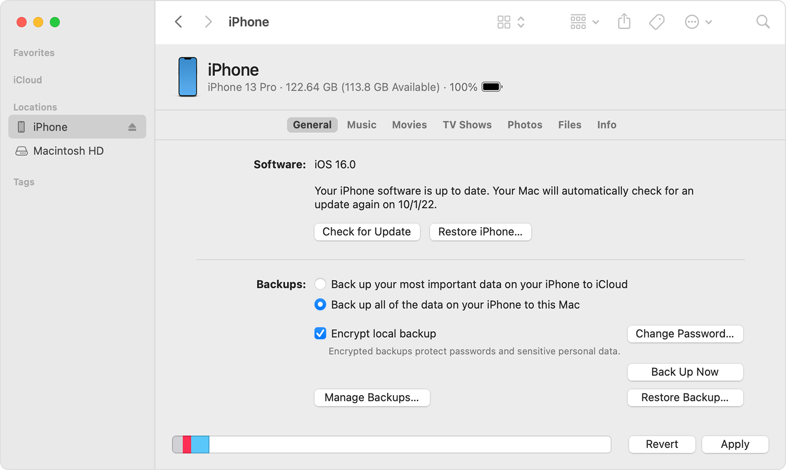 About encrypted backups on your iPhone, iPad, or iPod touch - Apple Support